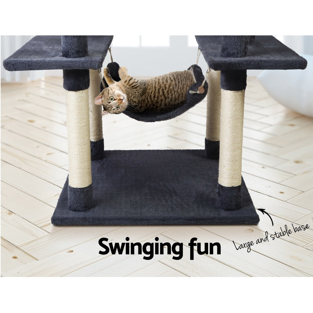 i.Pet Cat Tree 184cm Tower Scratching Post Scratcher Wood Trees Condo Bed House - i.Pet