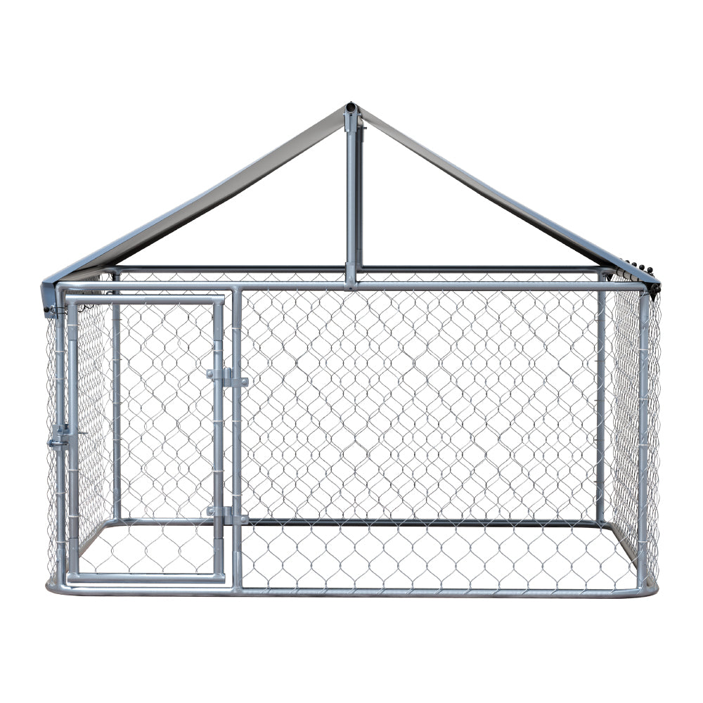 i.Pet Dog Kennel Large House XL Pet Run Cage Puppy Outdoor Enclosure With Roof - i.Pet