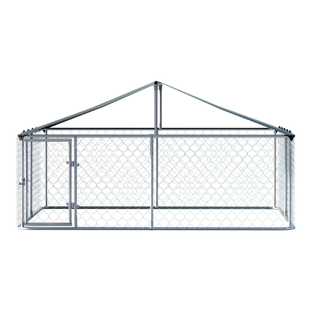 i.Pet Dog Kennel Large House XXL Pet Run Cage Puppy Outdoor Enclosure With Roof - i.Pet
