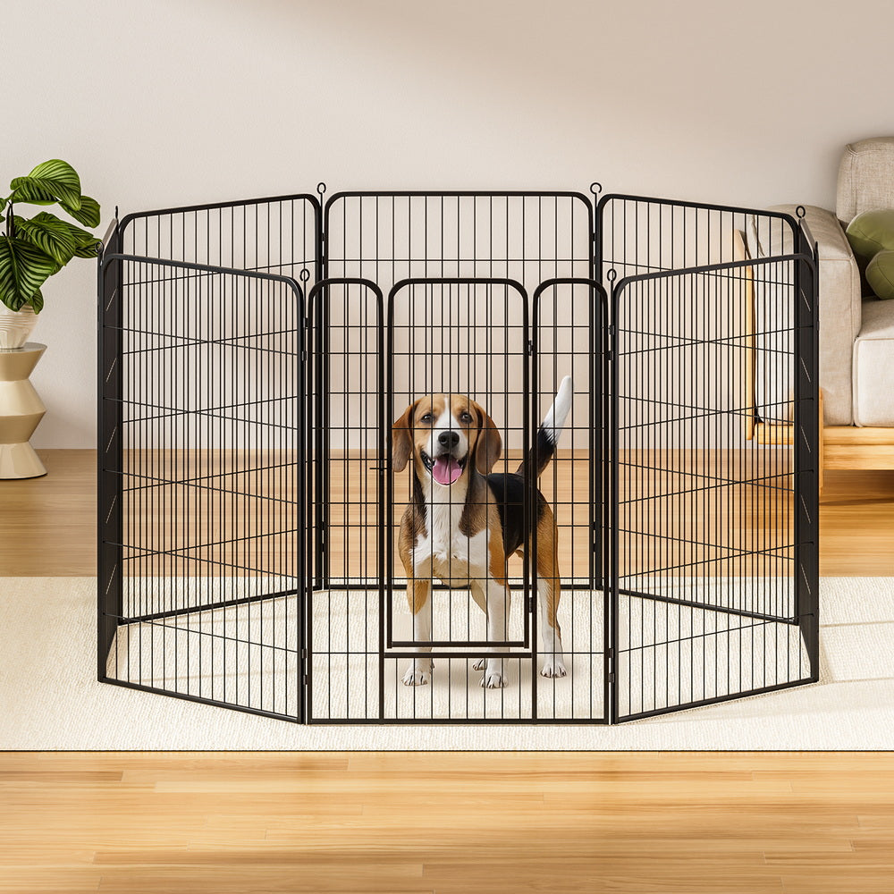 i.Pet Pet Dog Playpen 48 Enclosure 8 Panel Cage Kennel Puppy Fence Play Pen - i.Pet