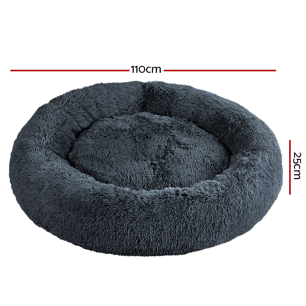 i.Pet Pet Bed Dog Bed Cat Extra Large 110cm Sleeping Comfy Washable Calming - i.Pet
