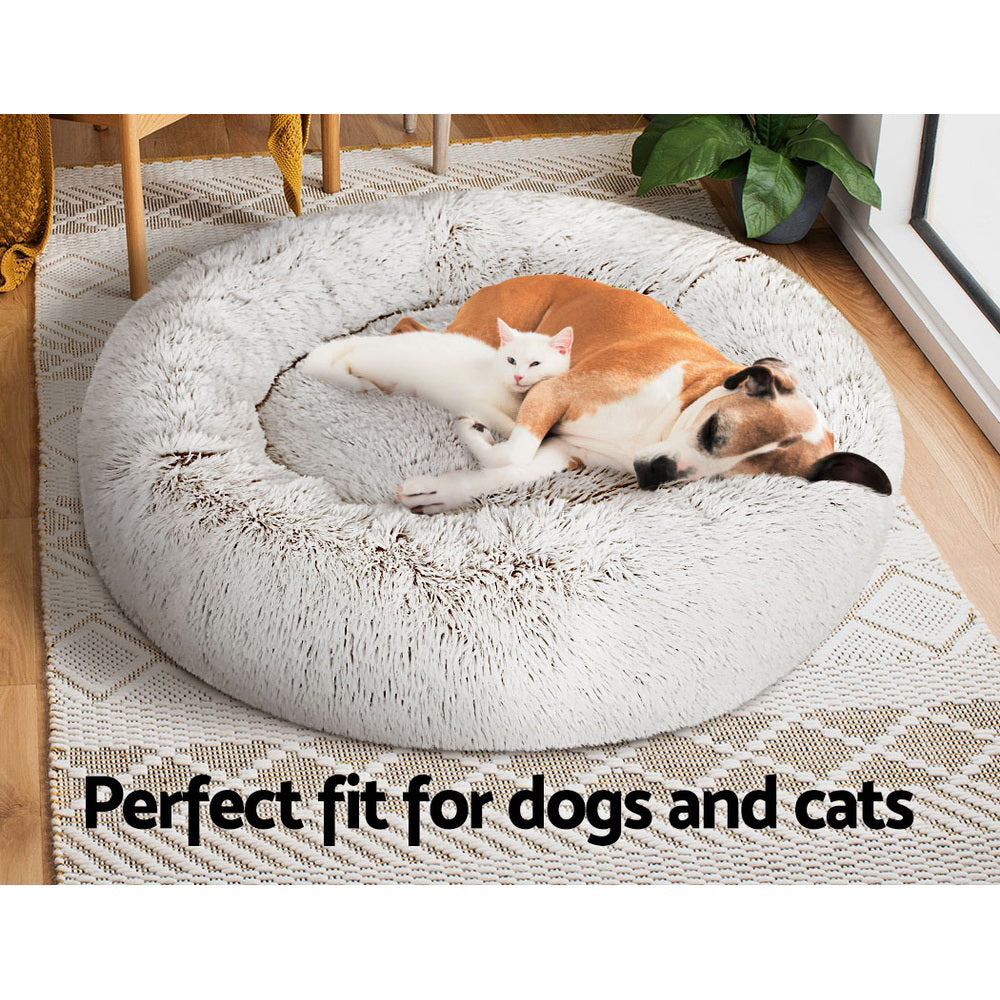 i.Pet Dog Bed Pet Bed Cat Large 90cm White - i.Pet