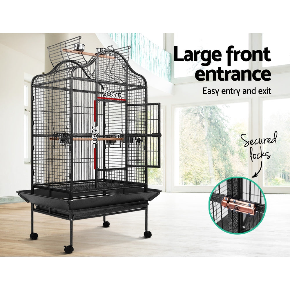 Bird Cage Pet Cages Aviary 168CM Large Travel Stand Budgie Parro