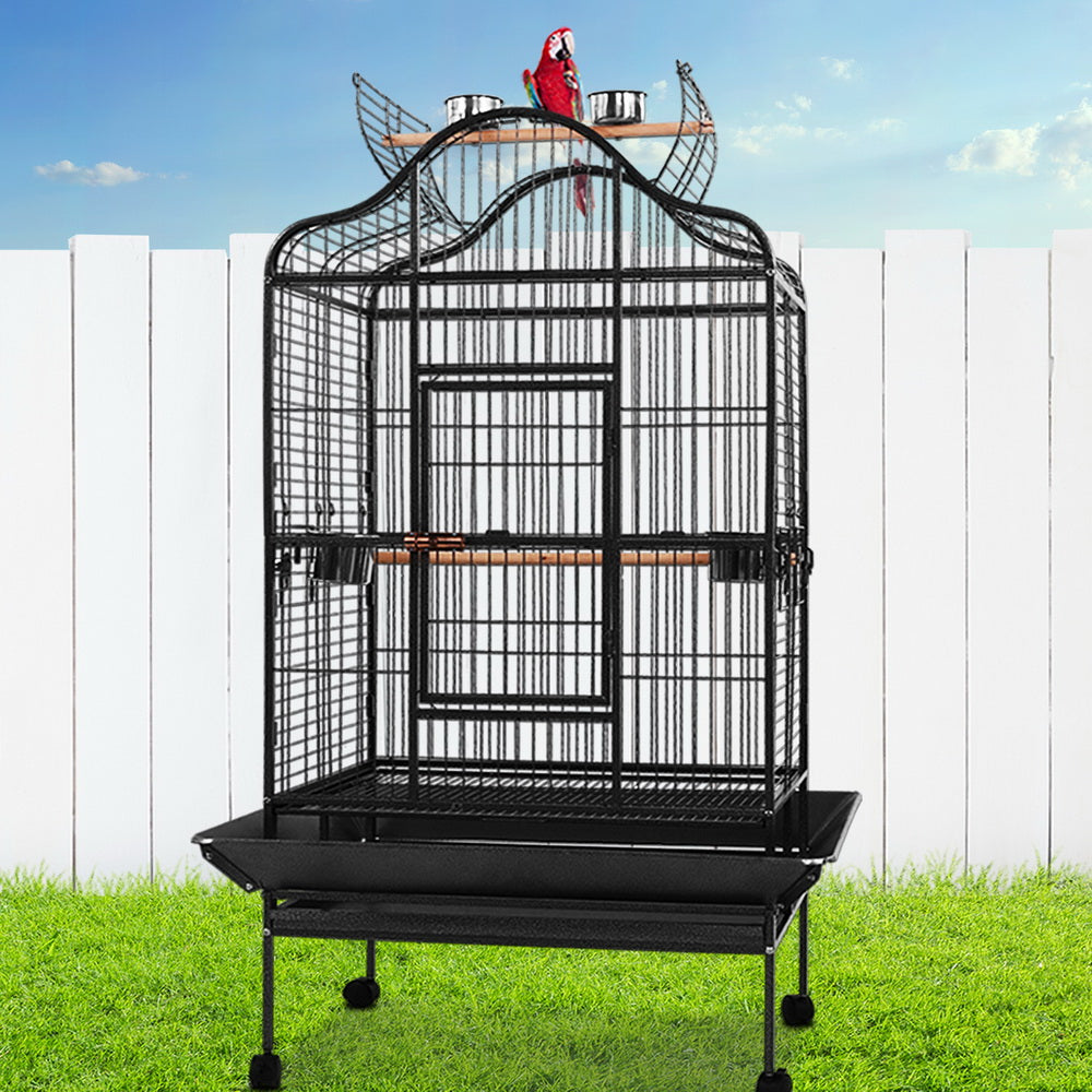 i.Pet Large Bird Cage Parrot Aviary 168cm with Stand and Perch