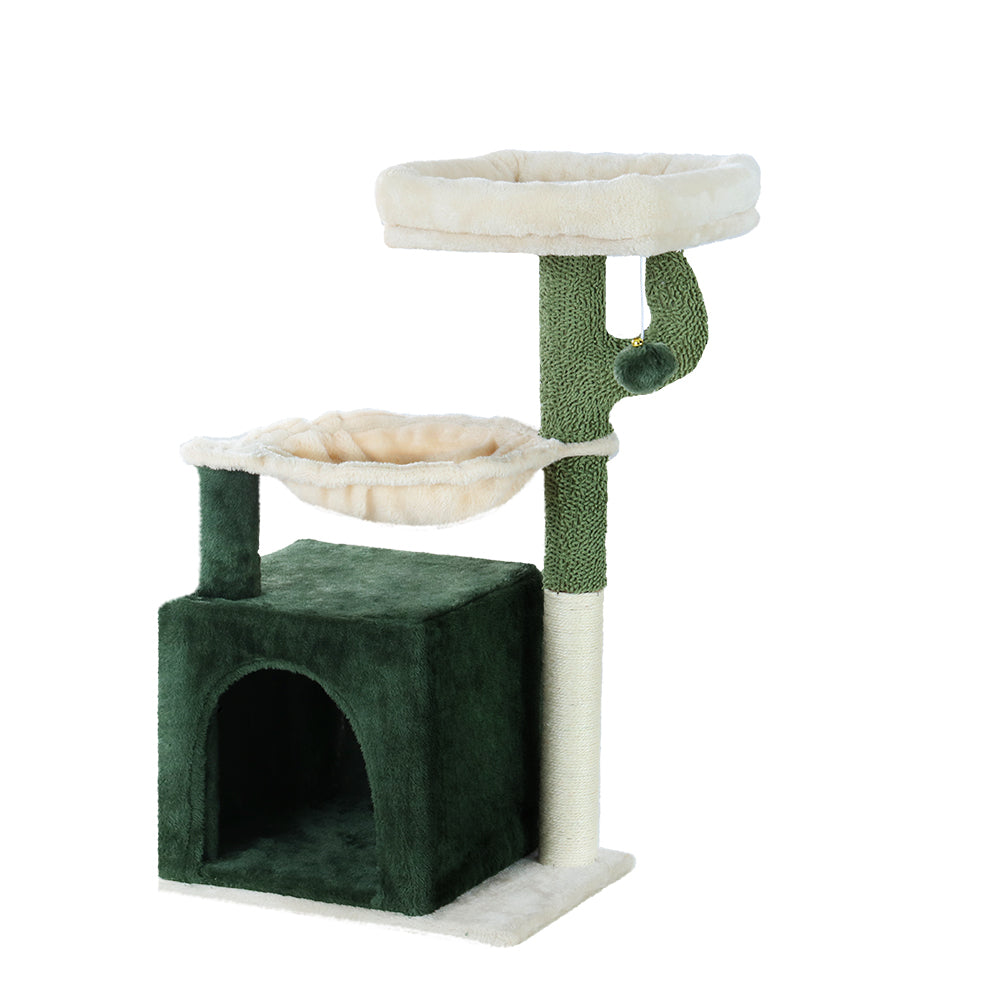i.Pet Cat Tree Tower Scratching Post Scratcher Wood Condo Bed Toys House 78cm - i.Pet