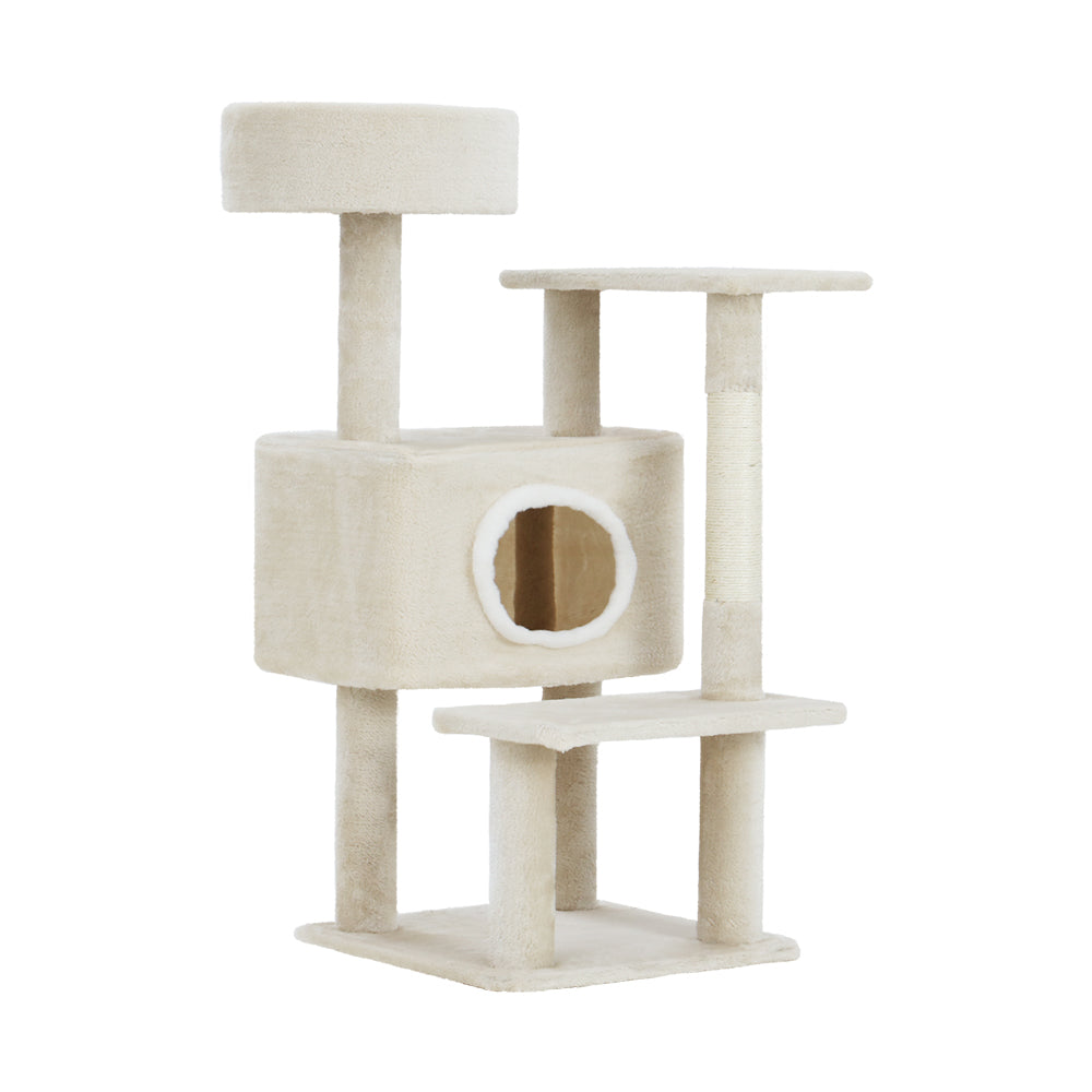 i.Pet Cat Tree Tower Scratching Post Scratcher Wood Condo House Bed Trees 90cm - i.Pet