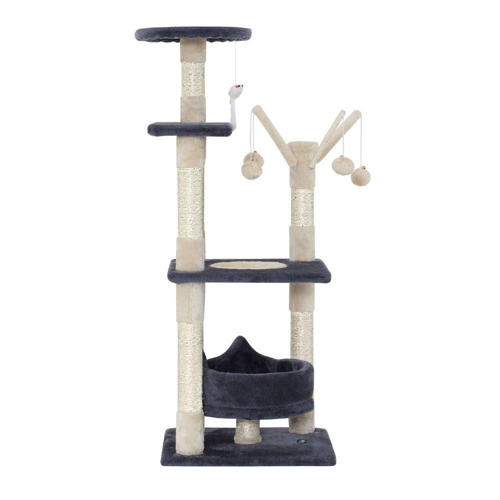 i.Pet Cat Tree Scratching Post Scratcher Cat Tree Tower Condo House toys 110cm - i.Pet