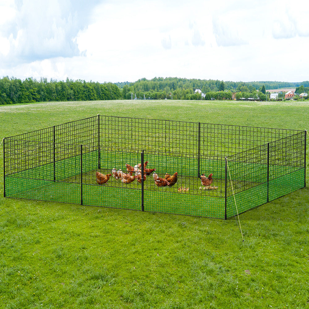 i.Pet Poultry Chicken Fence Netting Electric wire Ducks Goose Coop 25Mx125CM - i.Pet
