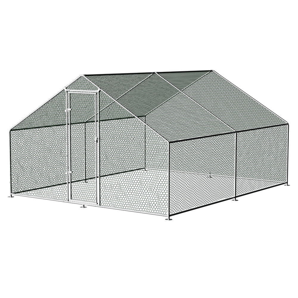 i.Pet Chicken Coop Cage Run Rabbit Hutch Large Walk In Hen House Cover 3mx4mx2m - i.Pet