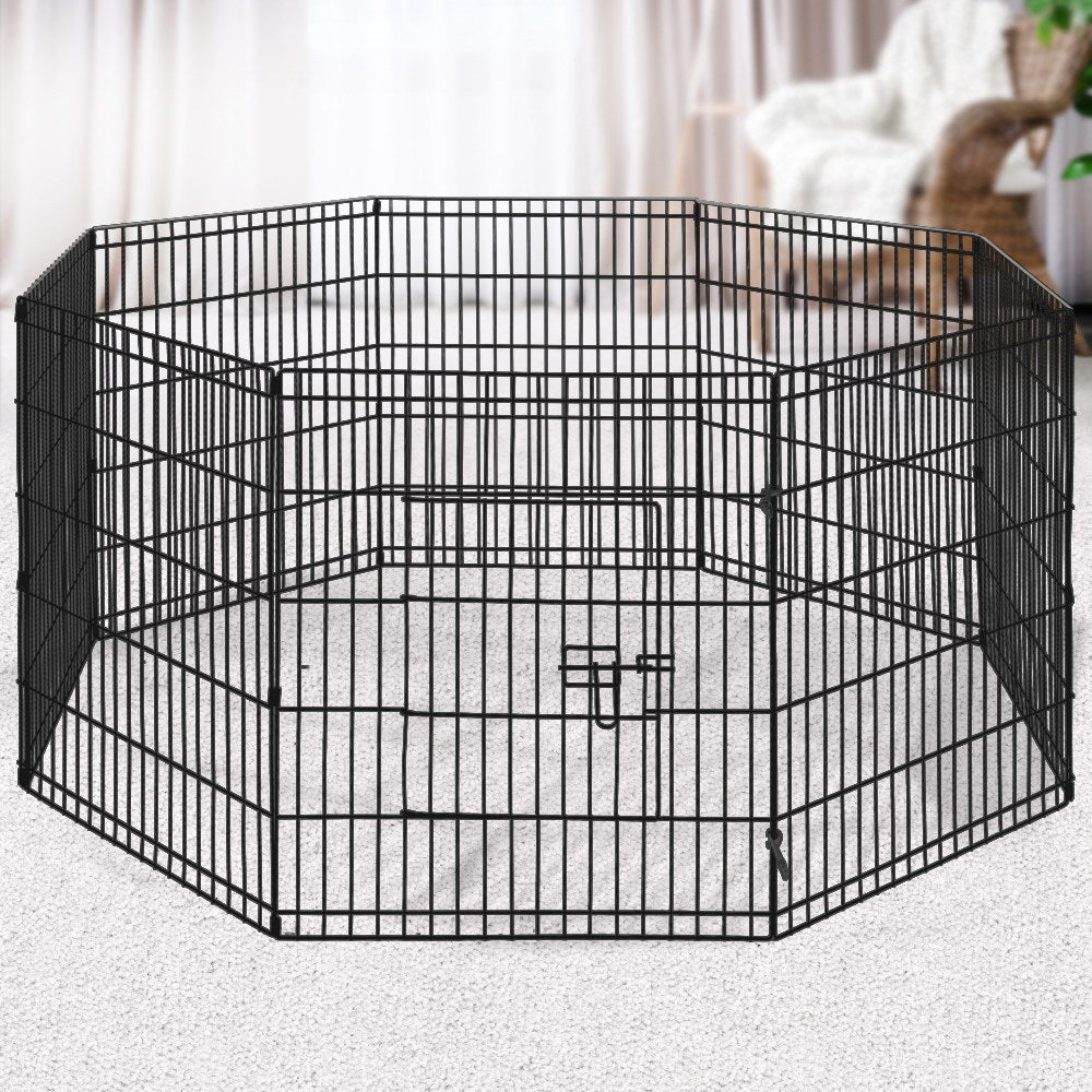 i.Pet 8 Panel Pet Playpen for Dogs and Puppies 30 inches