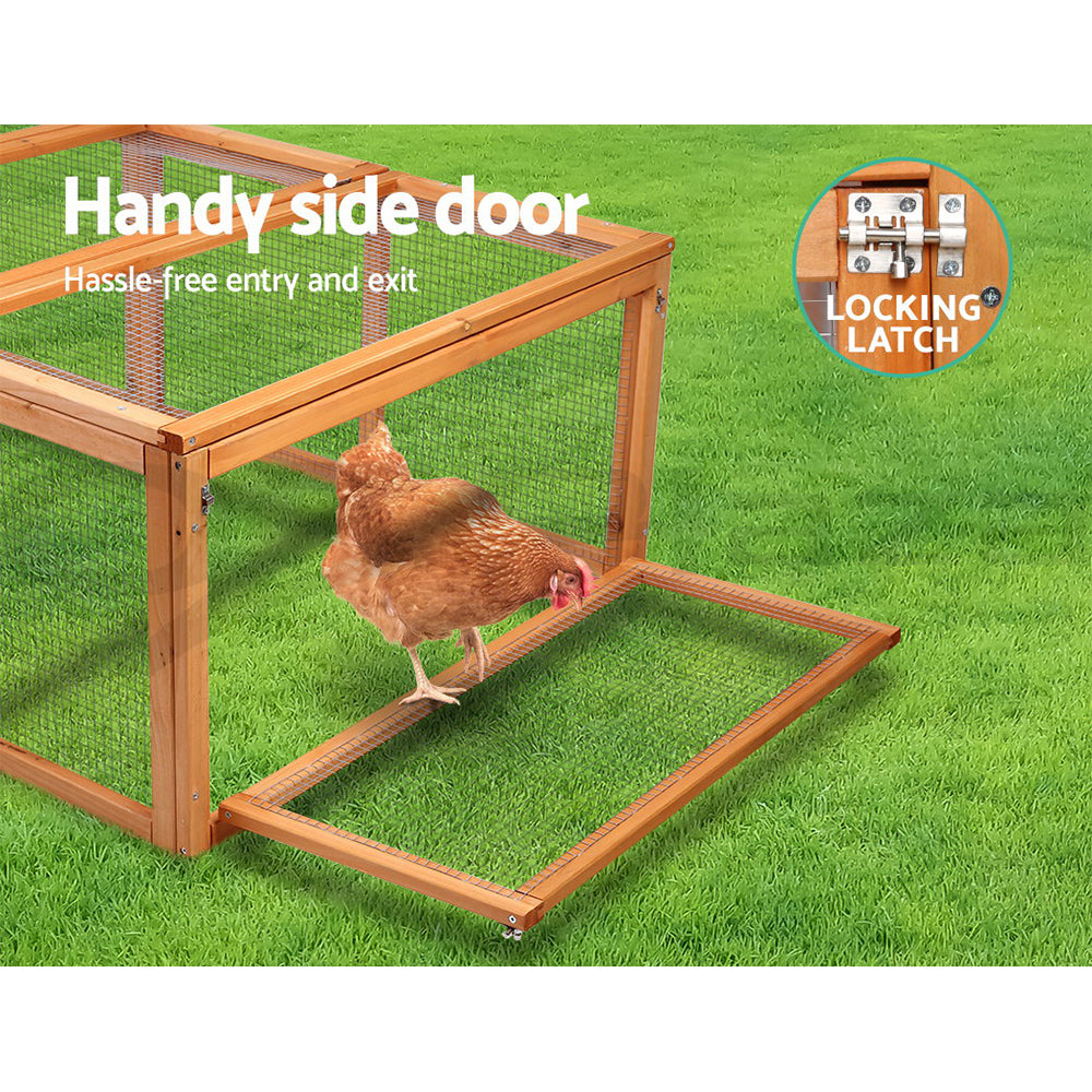 i.Pet Easy Access Rabbit Hutch Chicken Coop Extension