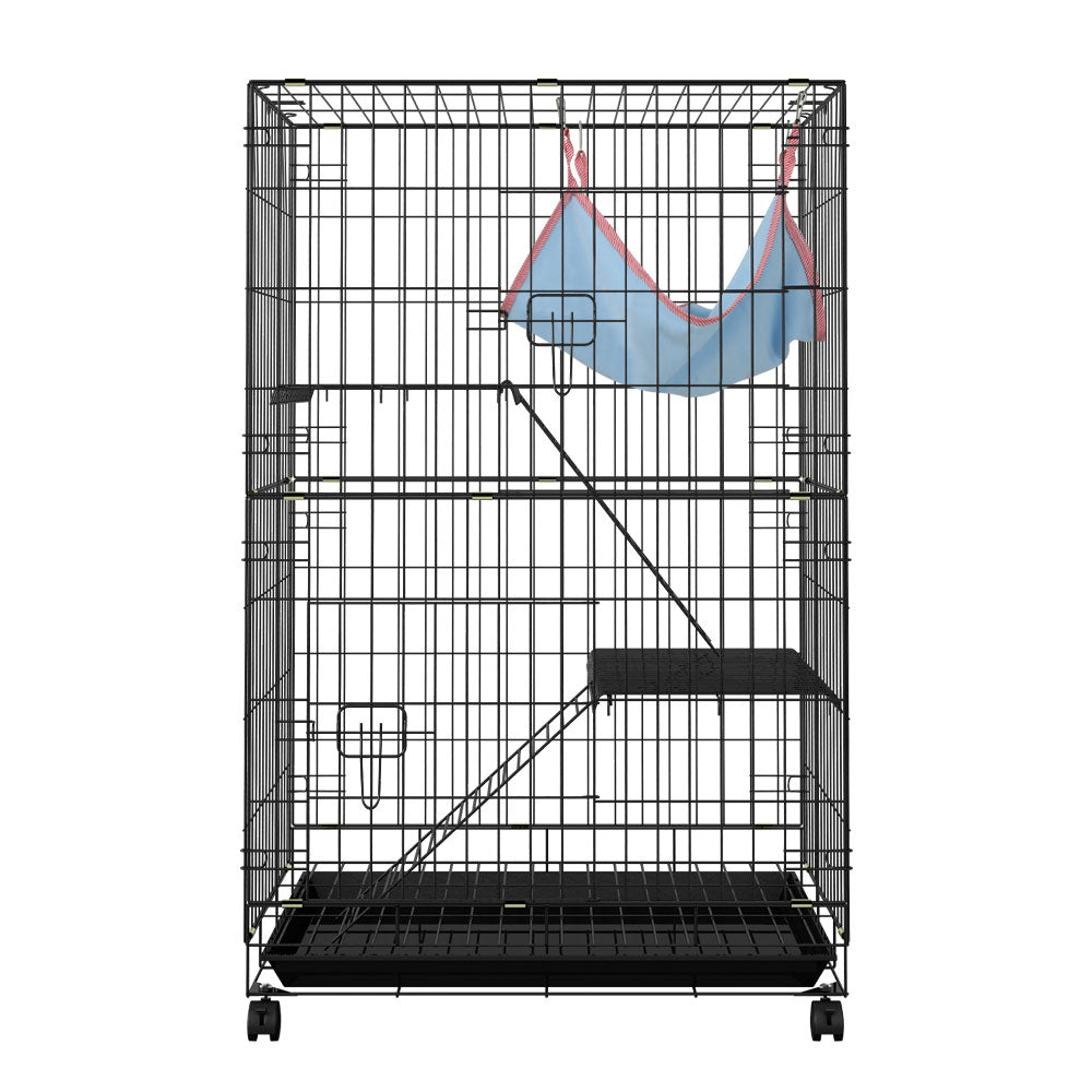 i.Pet Rabbit Cage Indoor Hutch Guinea Pig Bunny Ferret Hamster Pet Cage Outdoor - i.Pet