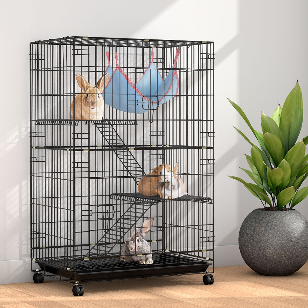 i.Pet Rabbit Cage Indoor Hutch Guinea Pig Bunny Ferret Hamster Pet Cage Outdoor - i.Pet