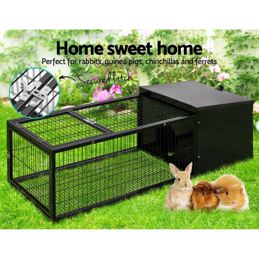i.Pet Rabbit Cage - Metal Cage hutch (122CM Length) - i.Pet