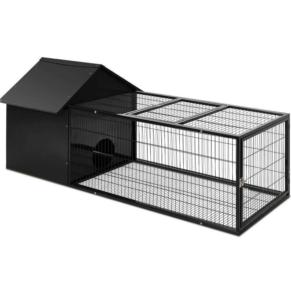 Rabbit Cage Hutch 162x60cm Enclosure Metal - Main Image