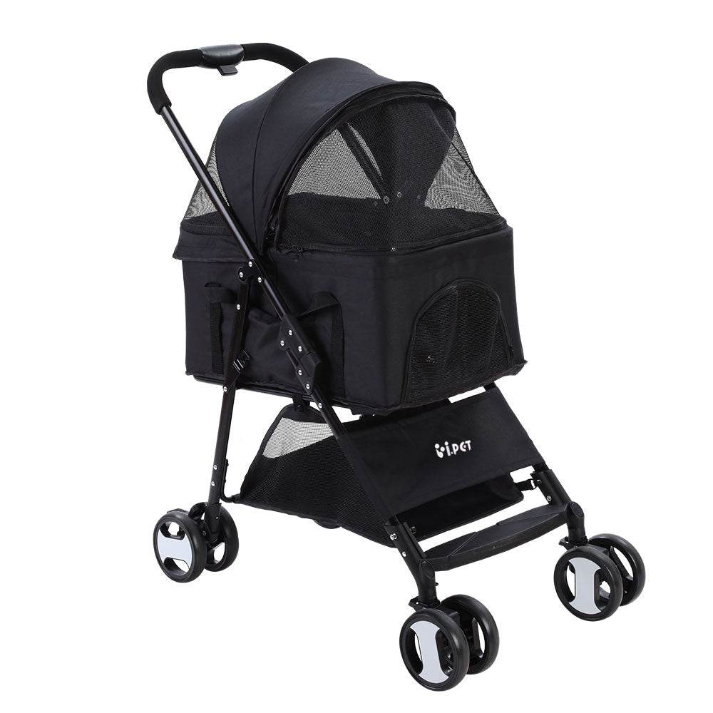 i.Pet Foldable Pet Stroller for Dog and Cat